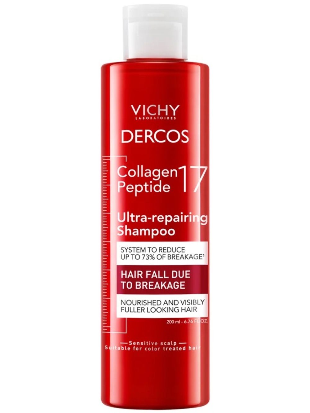 NEW VICHY DERCOS COLLAGEN PEPTIDE 17 ULTRA-REPAIRING SHAMPOO - 200ml
